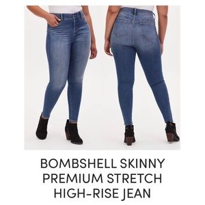 Torrid Bombshell Skinny High Rise Jeans